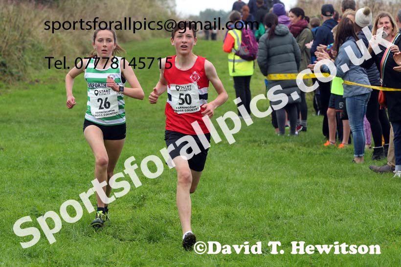 Boys and Girls under-15s, 2021 Farringdon Open Cross Country, Sunderland . Photo: David T. Hewitson/Sports for All Pics